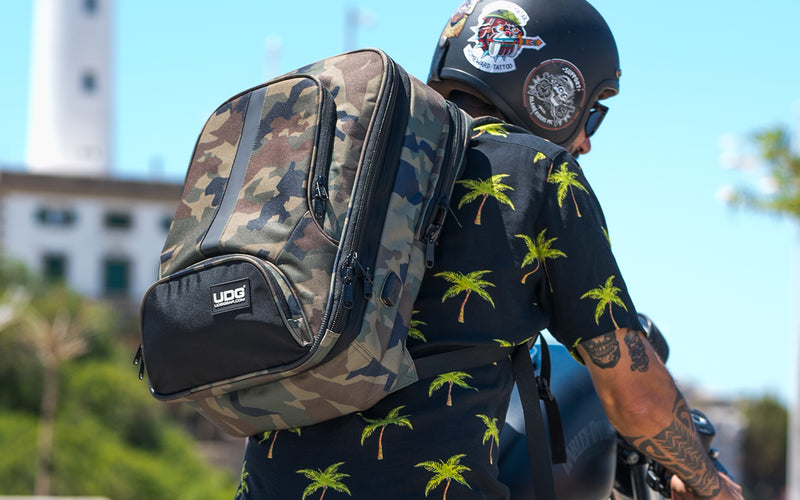 DJ Mag Tech Award-Winning accessory maker UDG GEAR launch: Backpack Slim Black Camo