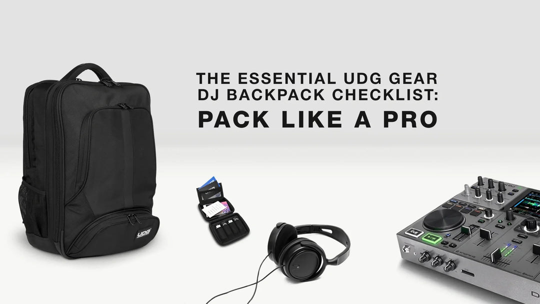 The Essential UDG Gear DJ Backpack Checklist: Pack Like a Pro