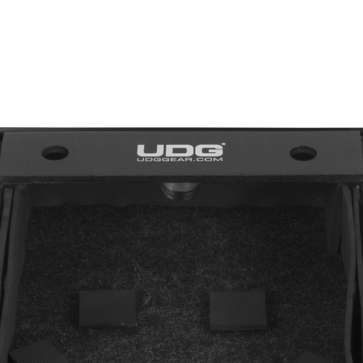 UDG Ultimate Flight Case Set PLX9/SL1200 Black MK2 Plus (Laptop Shelf + Wheels)