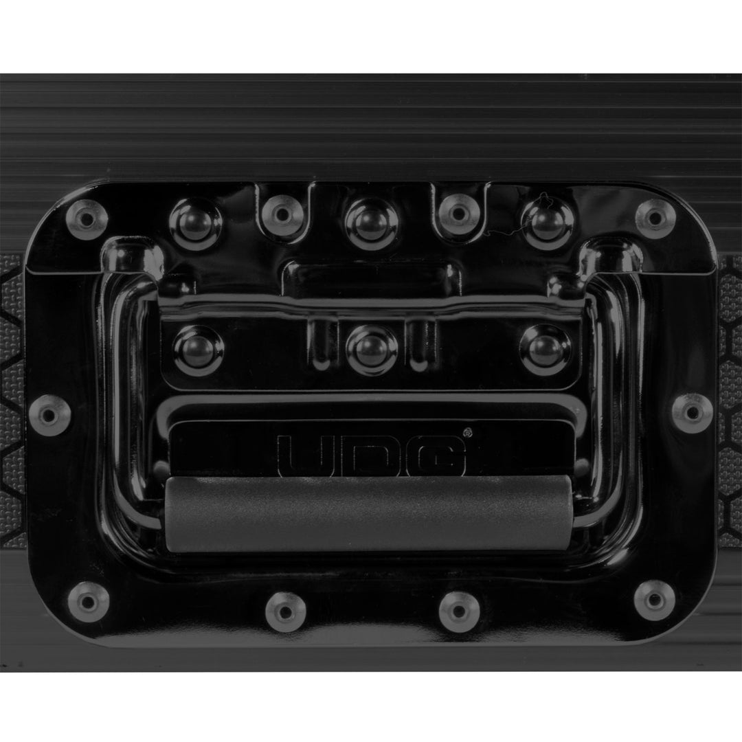 UDG Ultimate Flight Case Pioneer DJ DDJ-FLX10 Black Plus (Laptop Shelf + Wheels)