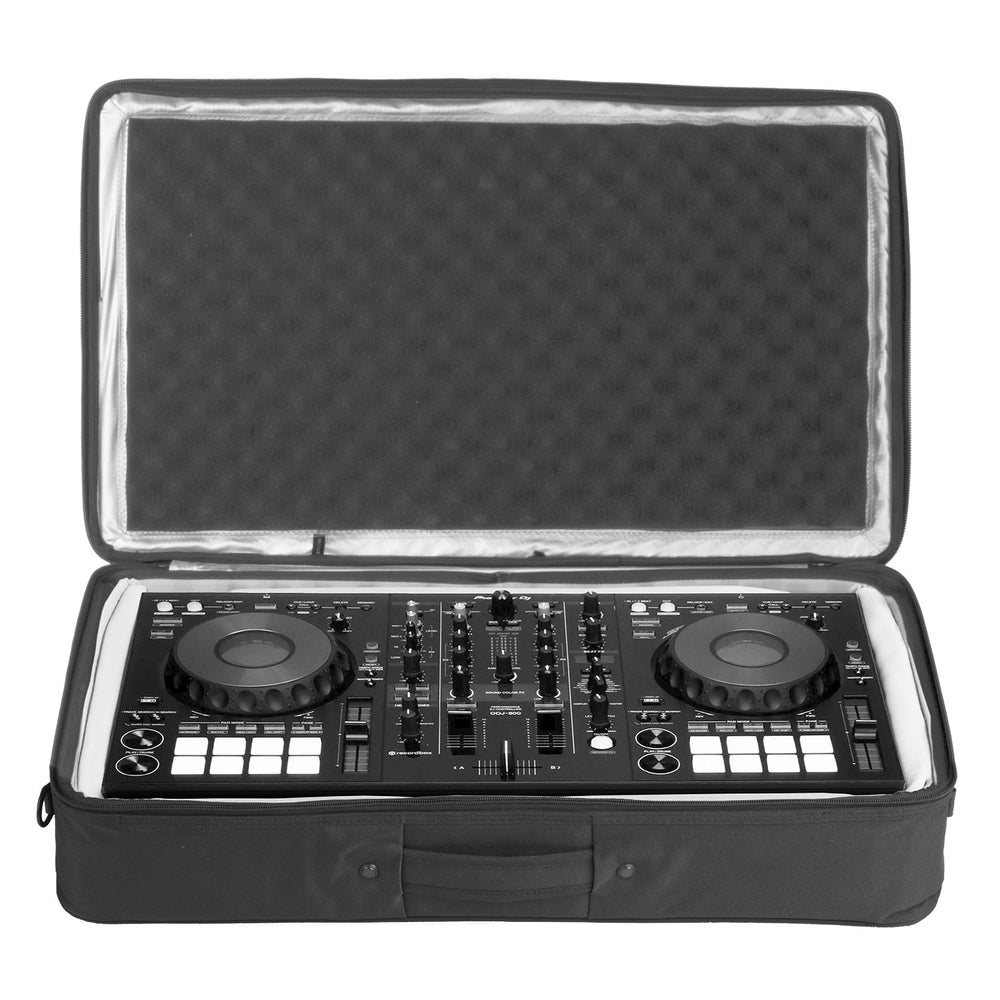 UDG Urbanite MIDI Controller Sleeve Large Black ith Pioneer DJ DDJ-800 inside view