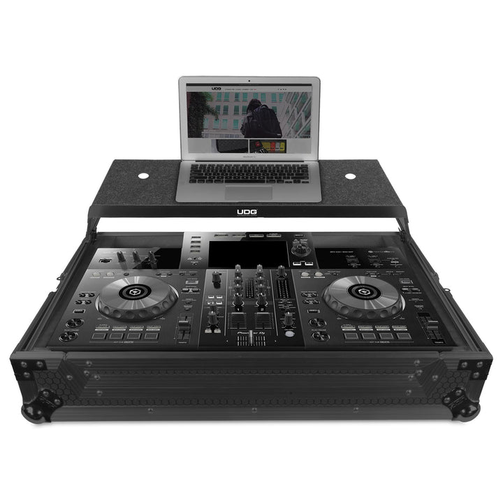 UDG Ultimate Flight Case Pioneer DJ XDJ-RR Black Plus (Laptop Shelf)
