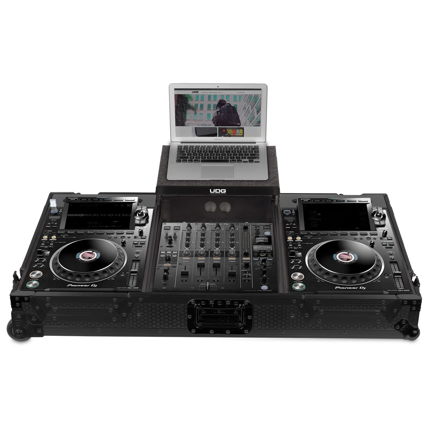 UDG Ultimate Flight Case Set Pioneer DJ CDJ-3000/ 900NXS2 Black