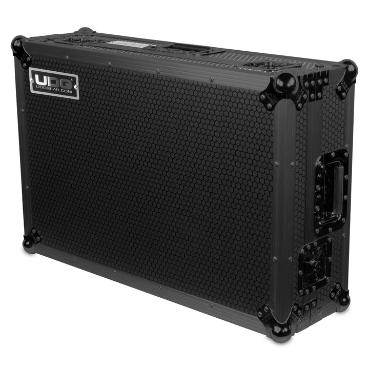 UDG Ultimate Flight Case Pioneer DJ DDJ-FLX10 Black Plus (Laptop Shelf + Wheels)