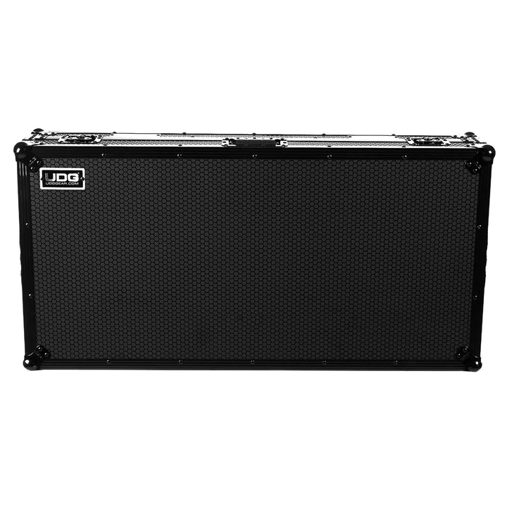 UDG Ultimate Flight Case Set Pioneer DJ PLX-CRSS12 & 10"/12" Mixer Black Plus (Laptop Shelf + Wheels)