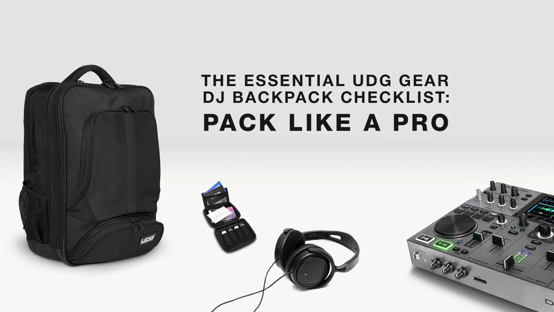 The Essential UDG Gear DJ Backpack Checklist: Pack Like a Pro