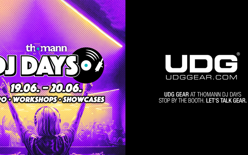 UDG Gear at Thomann DJ Days : Expo. Workshops. Showcases.