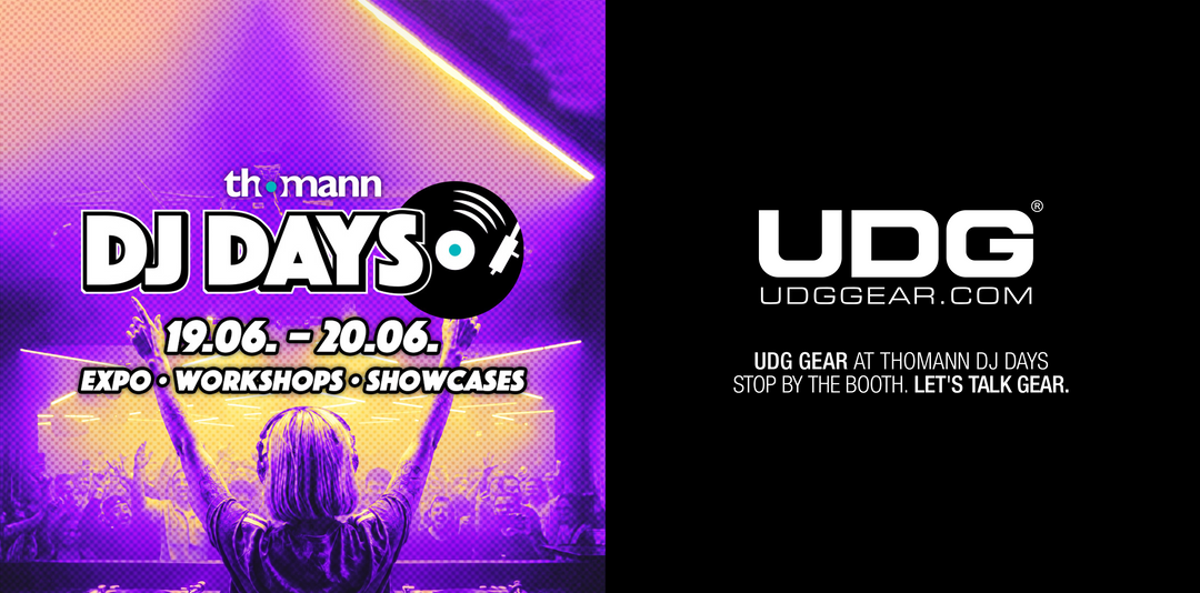 UDG Gear at Thomann DJ Days : Expo. Workshops. Showcases.