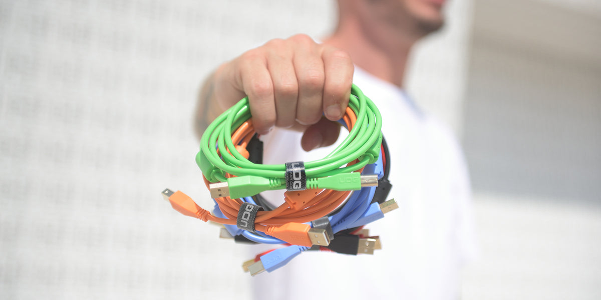 DJ Mag Tech Award-Winning accessory maker UDG GEAR launch: High-speed Audio Optimized Cable USB 2.0 A-Male to B-Male Straight & Angled