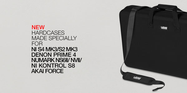 DJ Mag Tech Award-Winning accessory maker UDG GEAR launch Controller Hardcases for: NI S4 MK3/S2 MK3, Denon Prime 4, Numark NS6II/ NVII/ NI S8, Akai Force