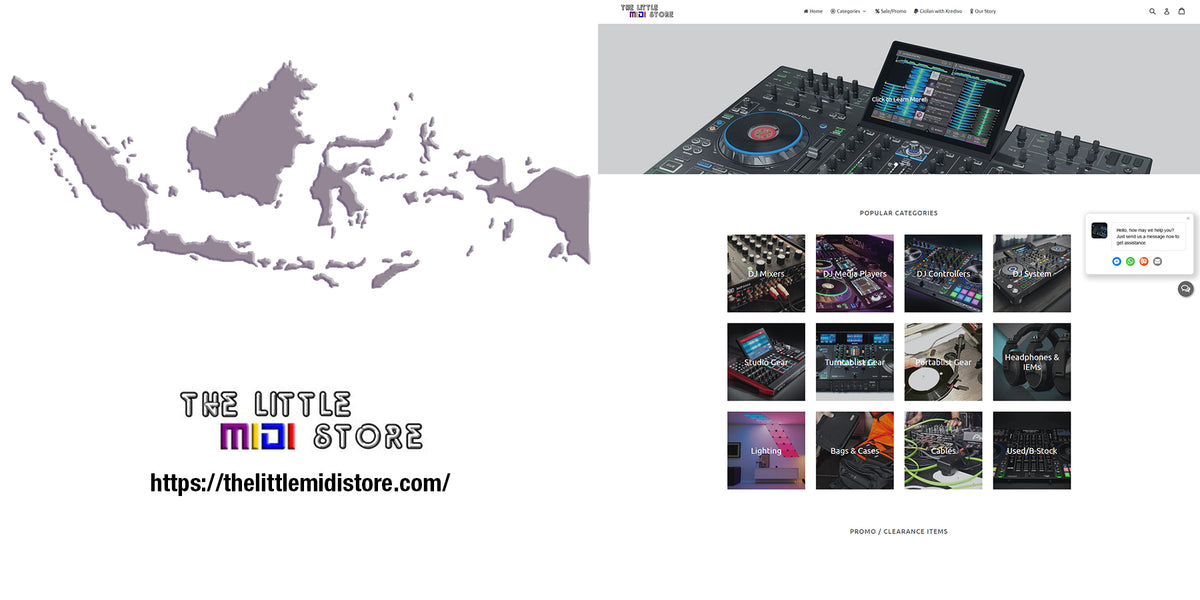 Official Announcement of The Little MIDI Store as distributor of UDG