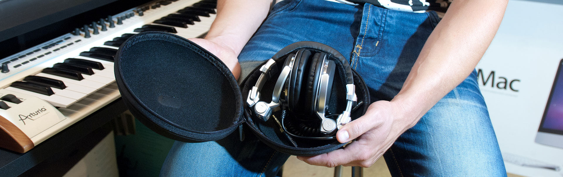 By Headphone
