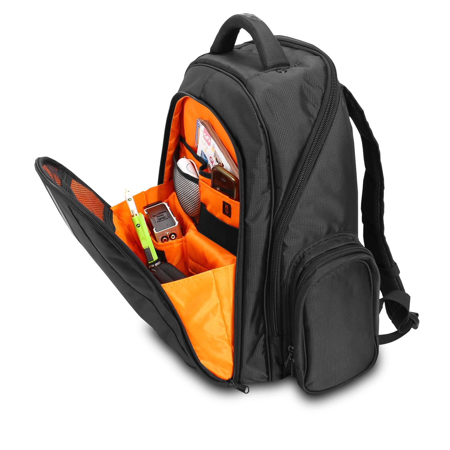 Gear black fashion and orange casual backpack