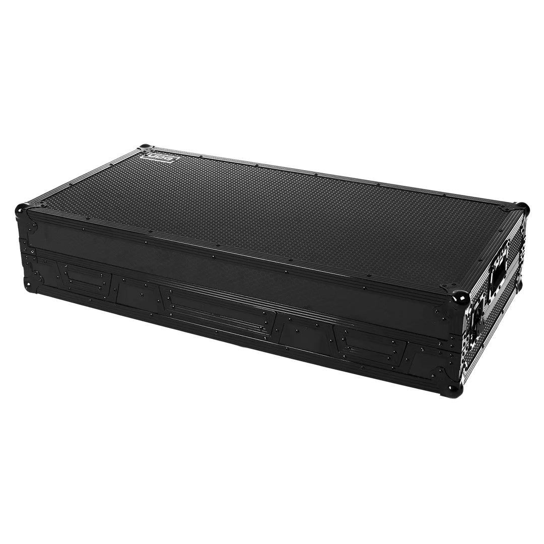 UDG Ultimate Flight Case Set Pioneer PLX-CRSS12 & 10"/12" Mixer Black Plus (Laptop Shelf + Wheels)