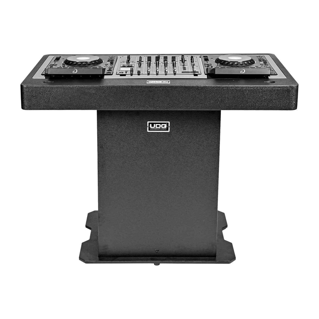 UDG Ultimate DJ Podium Workstation Black Front