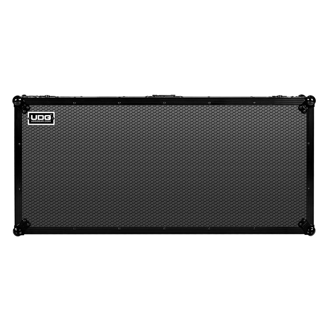UDG Ultimate Flight Case Set AlphaTheta CDJ-3000X/DJM-A9 Black Plus (Laptop Shelf + Wheels)