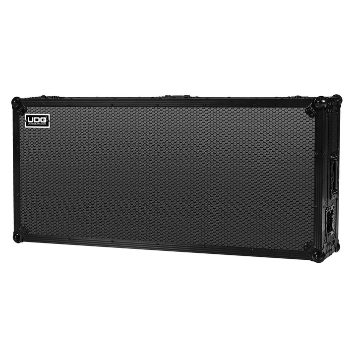 UDG Ultimate Flight Case Set AlphaTheta CDJ-3000X/DJM-A9 Black Plus (Laptop Shelf + Wheels)