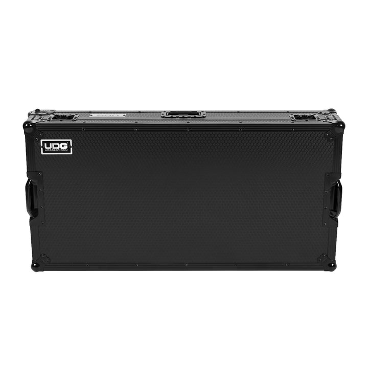 UDG Ultimate Flight Case Set AlphaTheta CDJ-3000X/ DJM-V5 Black Plus (Laptop Shelf + Wheels)