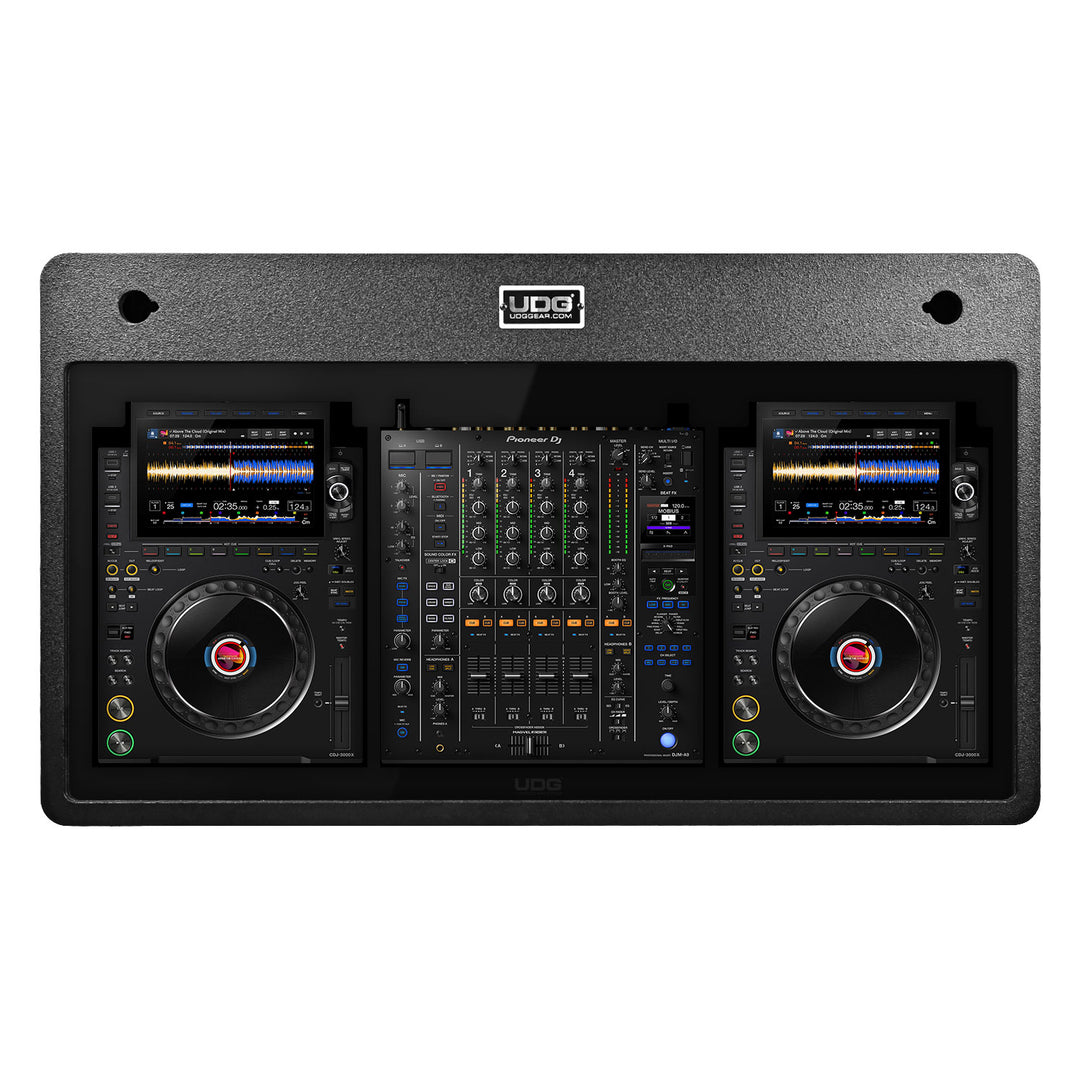 UDG Ultimate Set AlphaTheta CDJ-3000X/ Pioneer DJ DJM-A9 Faceplate Black 使用イメージ
