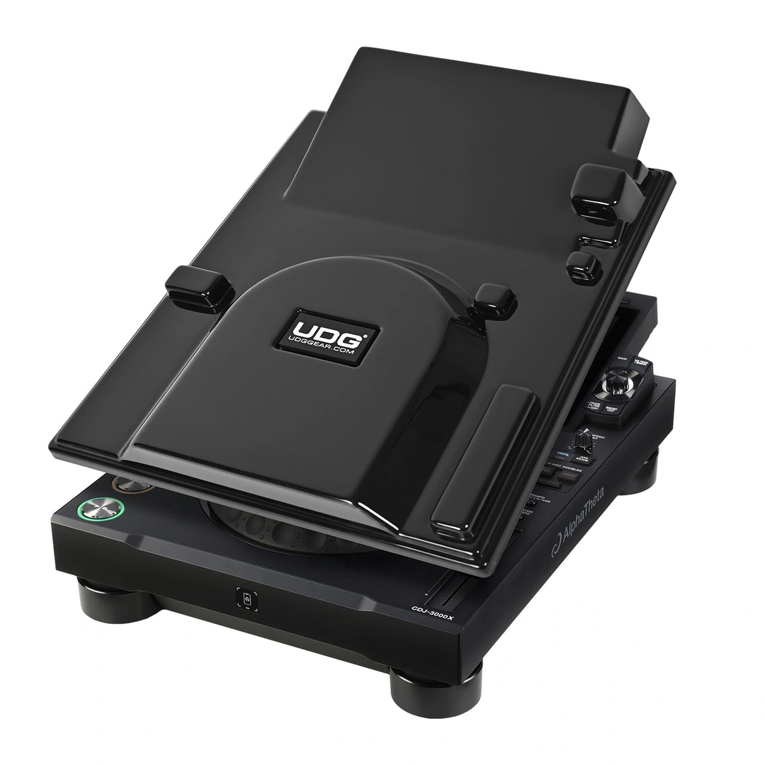UDG Ultimate AlphaTheta CDJ-3000X Equipment Cover Black Front View